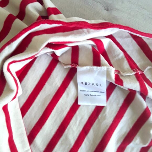 Sezane Oscar stripe blouse shirt Small - Picture 6 of 6